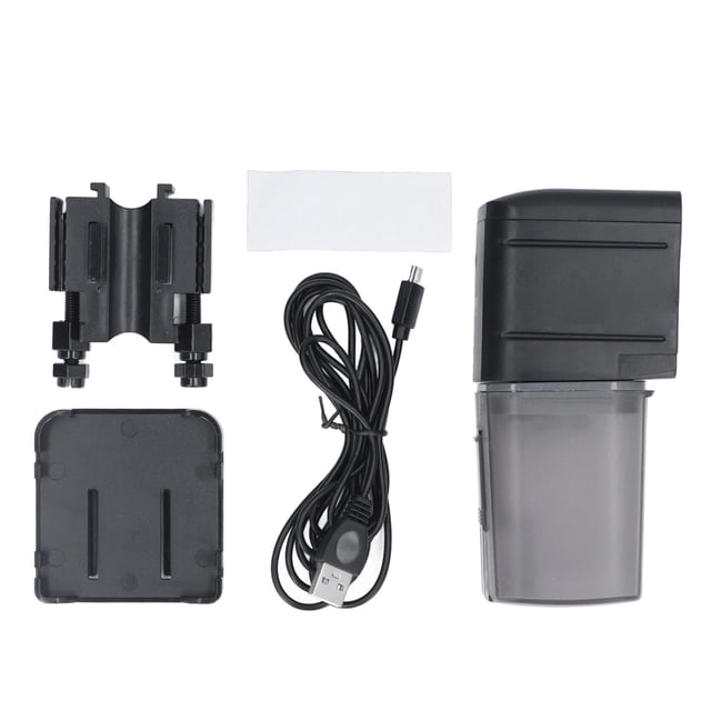 Electric Auto Fish Feeder, Plastic Large Capacity Automatic Fish Feeder Keep Food Dry For Aquarium