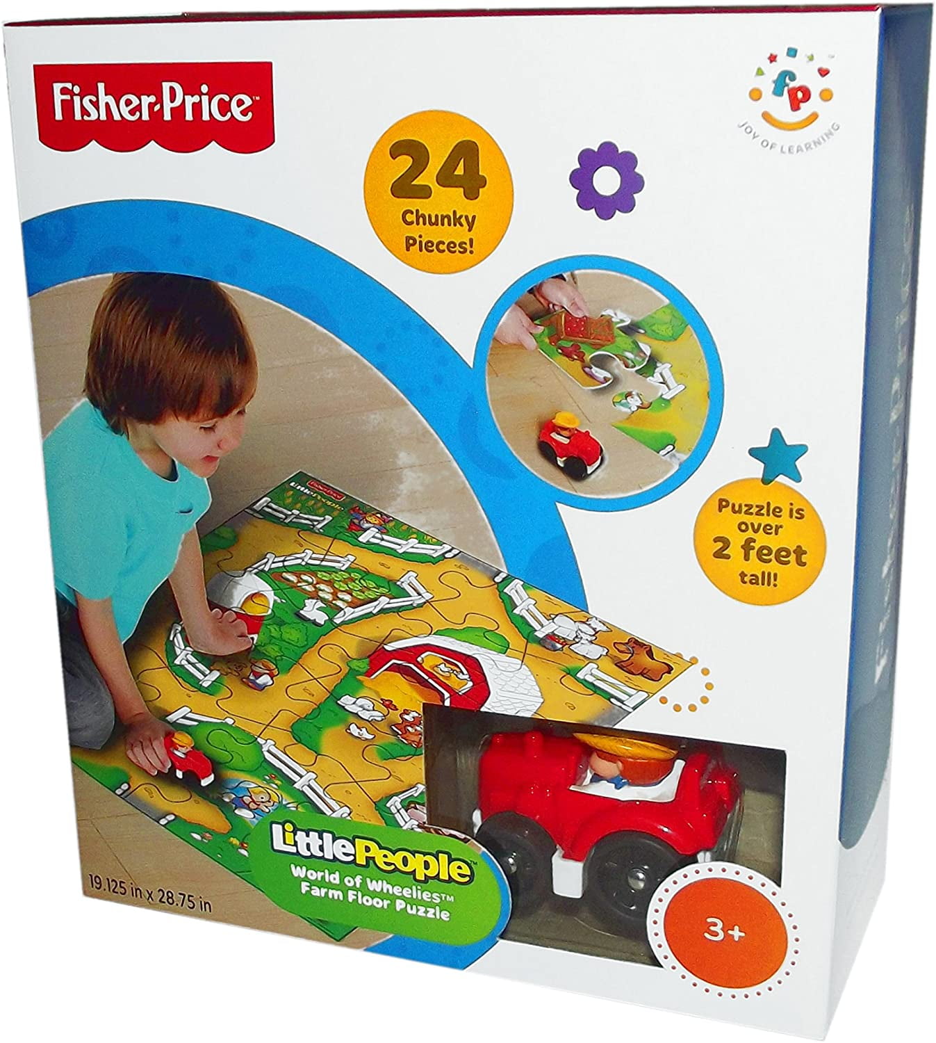 FisherPrice Little People Farm Activity Floor Puzzle 24 pcs