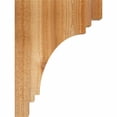 thumbnail image 3 of 4"W x 12"D x 16"H Pescadero Rough Sawn Corbel, Western Red Cedar, 3 of 9