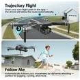 thumbnail image 4 of Wefone F88 Drone with Camera for Kids and Adults, Brushless Motor, Gesture Control, Optical Flow Positioning, Foldable Design, 2 Batteries, Black, 4 of 12