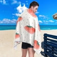 thumbnail image 4 of GZHJMY Strawberry Pattern Beach Towel,Absorbent Quick Dry Sport Towel Oversized Lightweight Soft Bath Towel for Travel Sports Pool Swimming Bath Camping 31x71in Bath Towels, 4 of 7