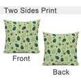 thumbnail image 6 of Avocado Throw Pillow Covers Home Decor 18x18 Inch, Avocado Decorative Pillowcase Cushion Cover for Bed Sofa Couch, 2 Sets, 6 of 6