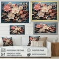 thumbnail image 4 of Designart "Asian Art Eternal flowers II" Asian Floater Framed Wall Art Living Room, 4 of 7