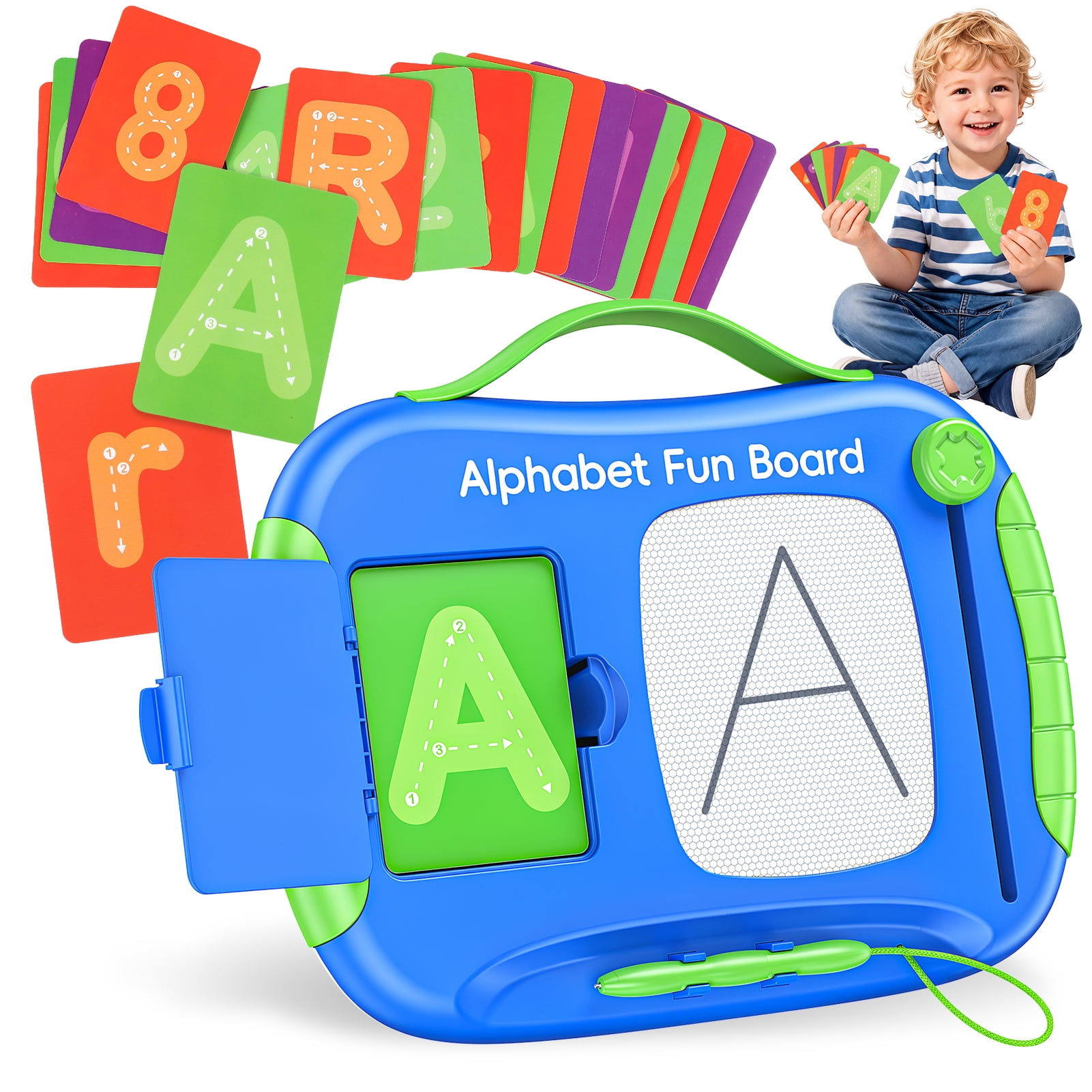 Hasbro Peppa Pig's Learning Alphabet Case, Educational Blocks Toy