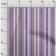 thumbnail image 1 of oneOone Viscose Chiffon Fabric Stripe Ikat Print Fabric BTY 42 Inch Wide, 1 of 1