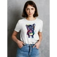thumbnail image 2 of Pastell Cute And Colorful French Bulldog T-Shirt Women -Weekday Best Designs, Female Small, 2 of 4