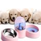 thumbnail image 4 of Laklulu Cuenco para perros de acero inoxidable con dibujos animados, cuenco para perros y gatos, cuenco doble, cuenco para beber automático, 4 of 5
