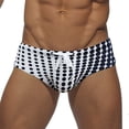 thumbnail image 1 of Short Swimming Trunks for Men Drawstring Low Waist High Vent Quick Dry Swim Shorts, 1 of 9