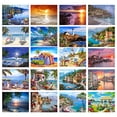 thumbnail image 2 of Nueva colección 2024 de 5D, kits de arte en mosaico con paisaje costero y bordado de diamantes, pinturas colgantes, punto de cruz, regalo, 2 of 5
