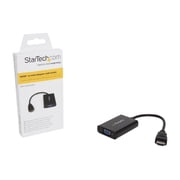 StarTech HDMI to VGA Video Adapter Converter with Audio for Desktop PC/Laptop/Ultrabook