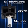 thumbnail image 4 of Upgraded Extruder Hotend Kit V2.0 for Bambu Lab X1C P1P Extrusion Head with 0.4mm Hardened Steel Nozzle Ceramic Heater for High-Temperature Fast and Stable 3D Printing Suitable for 1.75mm F, 4 of 6