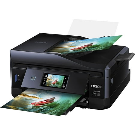 Epson Expression Premium XP-820 Wireless Color Photo Printer/Copier/Scanner/Fax (Best Digital Printing Machine)