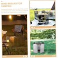 thumbnail image 2 of Portable Foldable Camping Stove Windshield Carry Bag Included Outdoor Cooking Universal Fit Hiking BBQ Picnic, 2 of 5