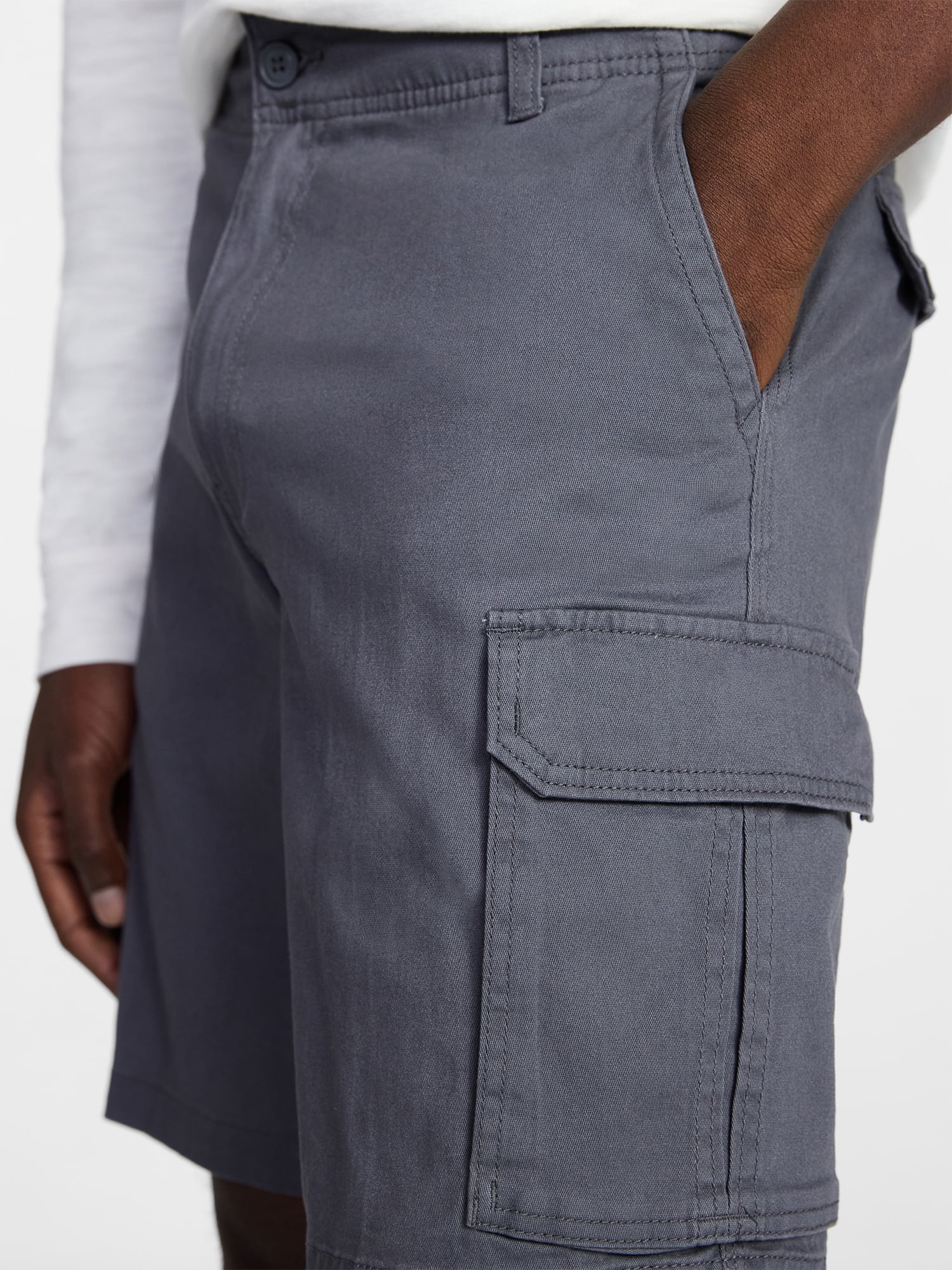 George Men's & Big Men's Relaxed Fit Cargo Shorts, 10" Inseam, Sizes 30-46