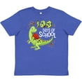 thumbnail image 3 of Inktastic 100 Days of School Cute Green Dinosaur Youth T-Shirt, 3 of 5