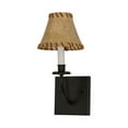 thumbnail image 2 of Meyda 149713 6 in. Laredo Wall Sconce, Dark Roast, 2 of 4