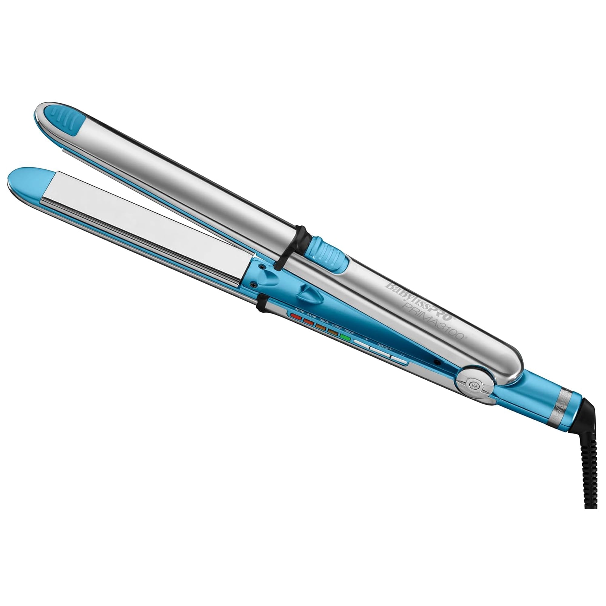BaBylissPRO Prima3100 Nano Titanium Flat Iron, Dual Voltage, 1 Inch, 1 Count
