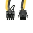 thumbnail image 4 of Uxcell PCIe Cable 6 Pin Female to 8 Pin (62) Male PCI Express Power Adapter Cable GPU Power Supply Cable 320mm, 4 of 6