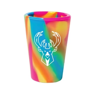 Logo Brands 20oz Tie Dye Icon Green Milwaukee Bucks Tumbler