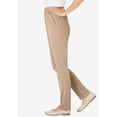 thumbnail image 3 of Woman Within Plus Size Knit Hassle-Free Pull-On Elastic-Waist Pants, 3 of 3