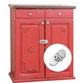 thumbnail image 5 of 1 cerradura para puerta de vitrina, pestillo para vitrina, accesorio para muebles (plateado), 5 of 5