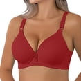 thumbnail image 3 of Uqiangy Racerback Bras for Women Plus Size Push Up Bras for Women Plus Size Bra Bras for Women Sports Bras for Women Women's Bras Red XL, 3 of 9