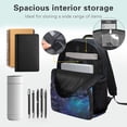 thumbnail image 5 of Yuyamidu Galaxy Wolf Kids Backpacks for Boys Girls Casual Schoolbags Polyester Bookbags Large Capacity Back Pack Kids School Book Bag School Supplies, 5 of 7