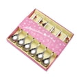 thumbnail image 1 of Lipstore 6x Christmas Spoons Set Flatware Cutlery Set Utensils with Gift Box Xmas Cutlery, 1 of 8
