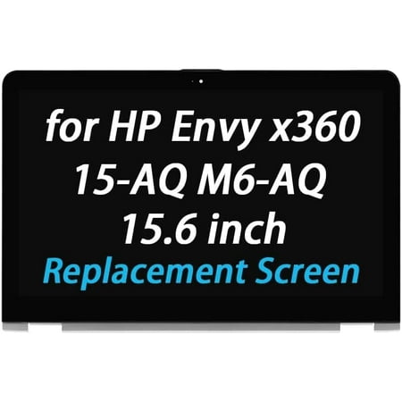 PEHDPVS 15.6" Replacement for HP Envy x360 15-aq173cl 15-aq267cl 15-aq273cl 15-aq292cl 15-aq294cl 15-aq193ms 15-aq293ms 1920X1080 30 Pins Display LCD Touch Screen (Only for 30 Pins Screen)