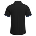thumbnail image 3 of GrmtClth Shirt for Men Summer Beach Sheer Mesh Top Fashion Button Down Polo Trendy Collared Outfit Short Sleeve Black L, 3 of 4