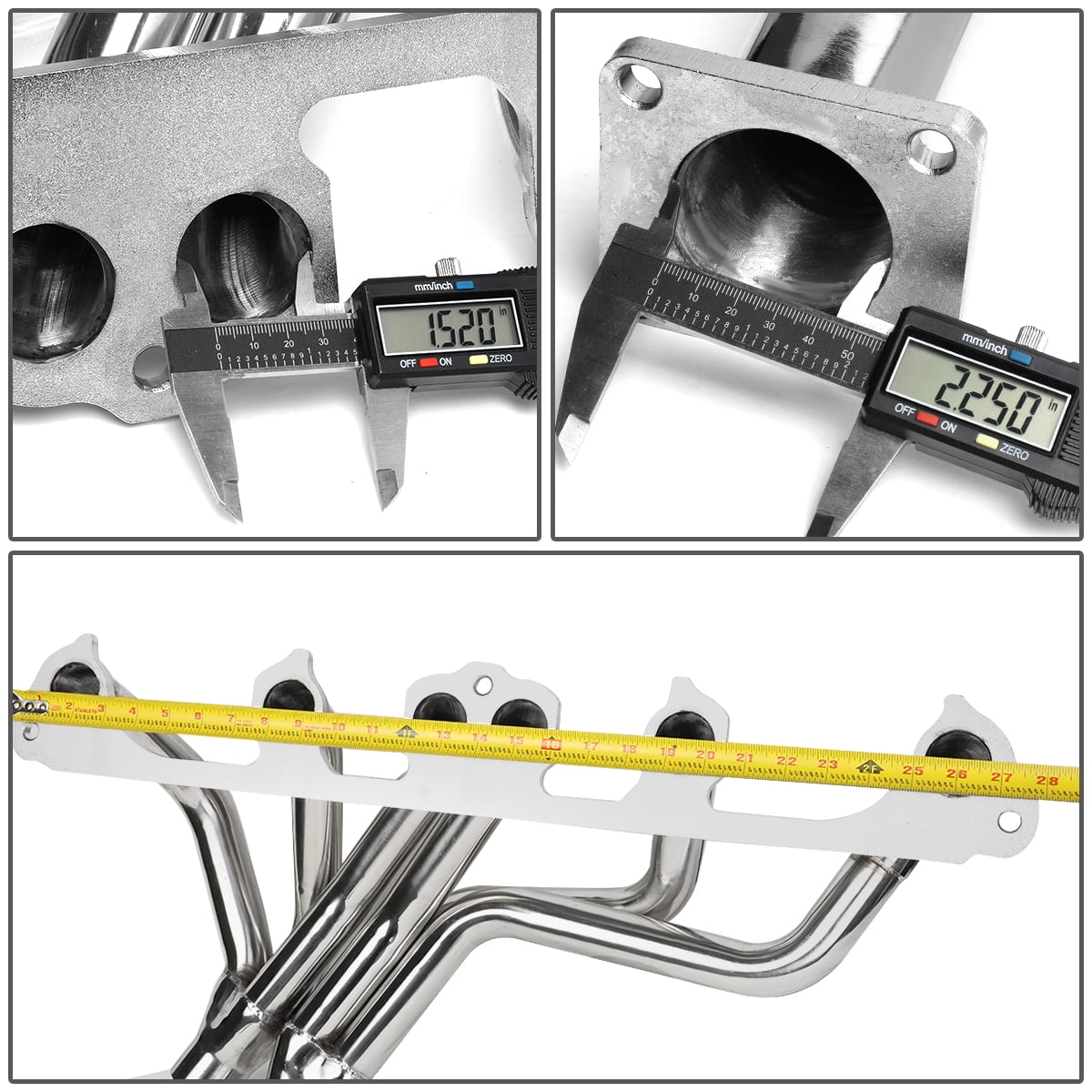 For Jeep Cherokee//Wagoneer 4.0L Tubular Manifold TRI-Y Exhaust Header Manifold