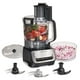 thumbnail image 1 of Hamilton Beach Stack & Snap Procesador de alimentos y picador de verduras, sin BPA, cuchillas de acero inoxidable, mini tazones de 14 tazas + 4 tazas, motor de 3 velocidades de 500 vatios, negro (7058, 1 of 5