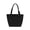 Black, variant on Colored Mini Canvas Tote Bag, Handheld Grocery Shopping Bag-Red
