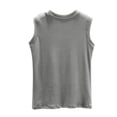 thumbnail image 4 of Yuyuzo Débardeurs de Pyjama pour Femmes Col Rond Sans Manches Été Mignons Hauts Amples Basiques Décontractés, 4 of 6