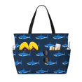 thumbnail image 1 of Fotbe Cute Shark Bolsa de Viaje para Playa - Resistente al Agua, Bolsa Tote de Gran Capacidad y Ligera con 7 Bolsillos para Mujeres y Hombres, 1 of 7