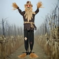 thumbnail image 4 of Joyfy Halloween Decorations Outdoor,70" Light Up Animated Scary Decorations Scarecrow Decorations Halloween Motion Activated Scarecro with LED Eyes & Sound, 4 of 8