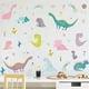 thumbnail image 1 of Pegatinas de pared de dinosaurios de dibujos animados YONGSHENG removibles coloridos para niños, 1 of 5
