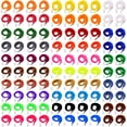 thumbnail image 2 of ONEST 100 piezas de juguetes de gusanos mágicos, juguetes de gusanos peludos y retorcidos, recuerdos de fiesta de carnaval, 25 colores, 2 of 4