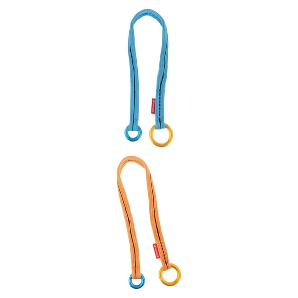 2 Uds Cambium Saver Tree Arborist Friction Saver Azul 90cm Naranja 90cm Sunnimix Cuerda de escalada