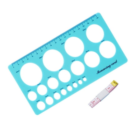 

CAKVIICA Silicone Nipple Measuring Ruler Measuring Card Aspirators Ruler Flange Nipple Size Measuring Tool