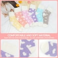 thumbnail image 3 of Ayieyill Fuzzy Socks for Women, 6 Pairs Plush Slipper Socks Women, Warm Soft Fluffy Socks Thick Cozy Plush Sock Winter Christmas Socks for Women, 3 of 8