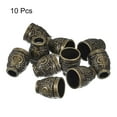 thumbnail image 3 of Uxcell 10Pack 4.8mm Metal Bell Stopper Conical Cord Ends Lock Fastener Stopper, Bronze, 3 of 6