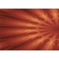 thumbnail image 1 of Ahgly Company Indoor Rectangle Patterned Orange Red Orange Area Rugs, 3' x 5', 1 of 6