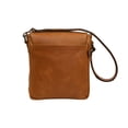 thumbnail image 3 of Bolso CRUZADO Castelli Leather Authentic MIEL CON TAPA de resaque, 3 of 3