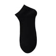 thumbnail image 3 of Mens Thin Rayon Breathable Ankle Socks Soft Low Cut Comfortable Sock Lightweight Mesh Sock Black One Size, 3 of 6
