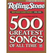Rolling Stone Magazine: Rolling Stone Sheet Music Classics, Vol 1: 1950s-1960s (Paperback)