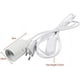 thumbnail image 4 of Portalámparas E27 con cable, portalámparas para bombilla con cable, enchufe eléctrico e interruptor, 1,8 m (2 piezas), 4 of 5