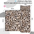 thumbnail image 5 of Beige and Black Of Leopard Print Toddler Nap Mats for Kids Preschool,Sleeping Mat Bag or Kids,Toddler Sleeping Bag,Toddler Nap Mat or Daycare, 5 of 6