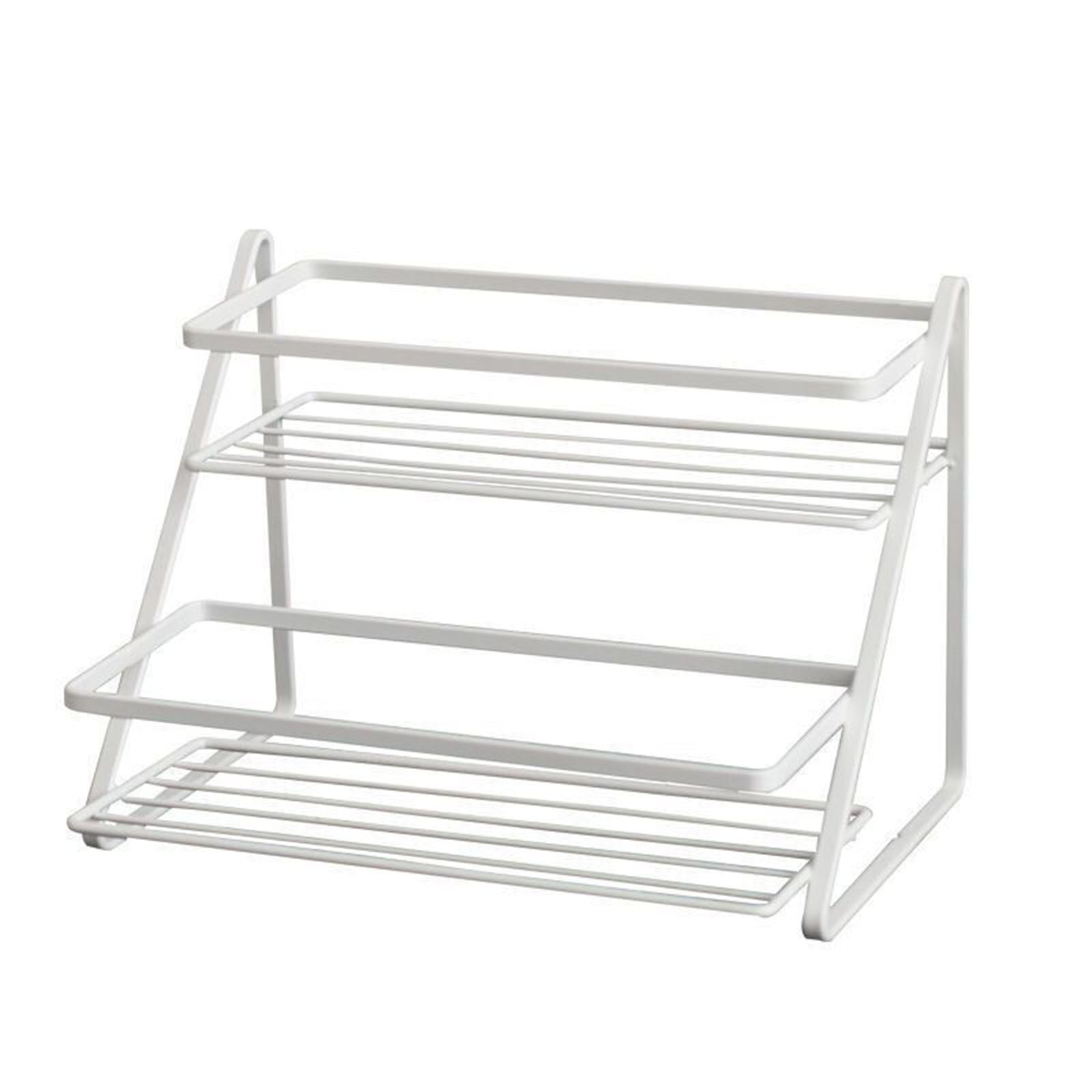 Stackable Shelves Kitchen Counter Rack Organizer Multipurpose