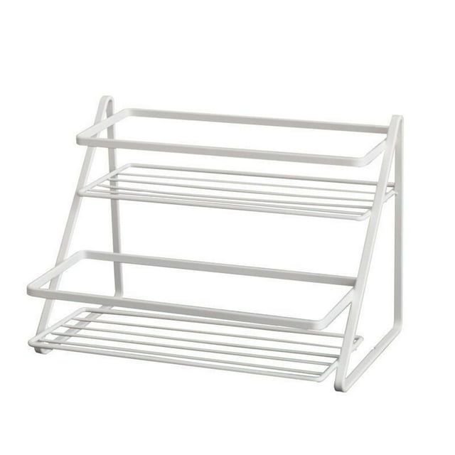 Home Textile Storage Stackable Cabinet Shelves for Kitchen Counters Multipurpose Organization Rack for Storage Room Bedroom and Bathroom